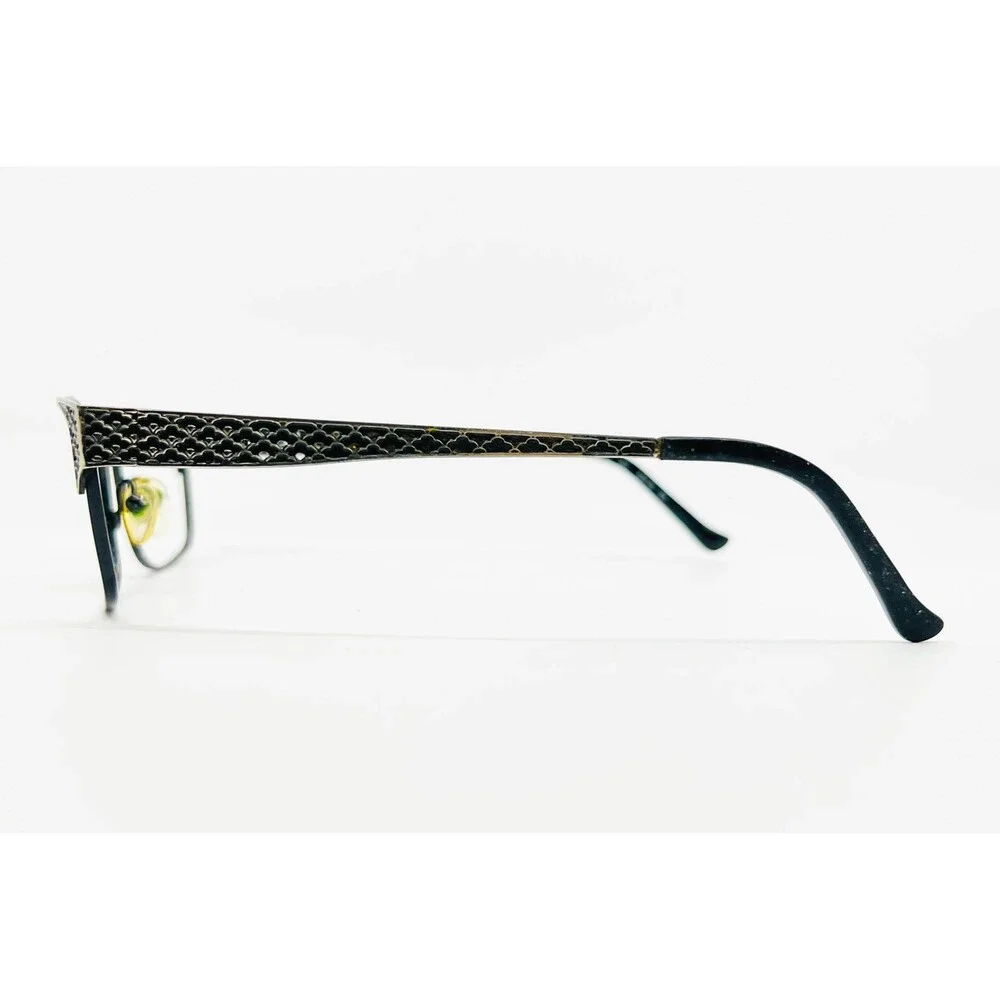 Tura Eyeglass Frames Womens Black R116 Filigree Temple 53-16-135